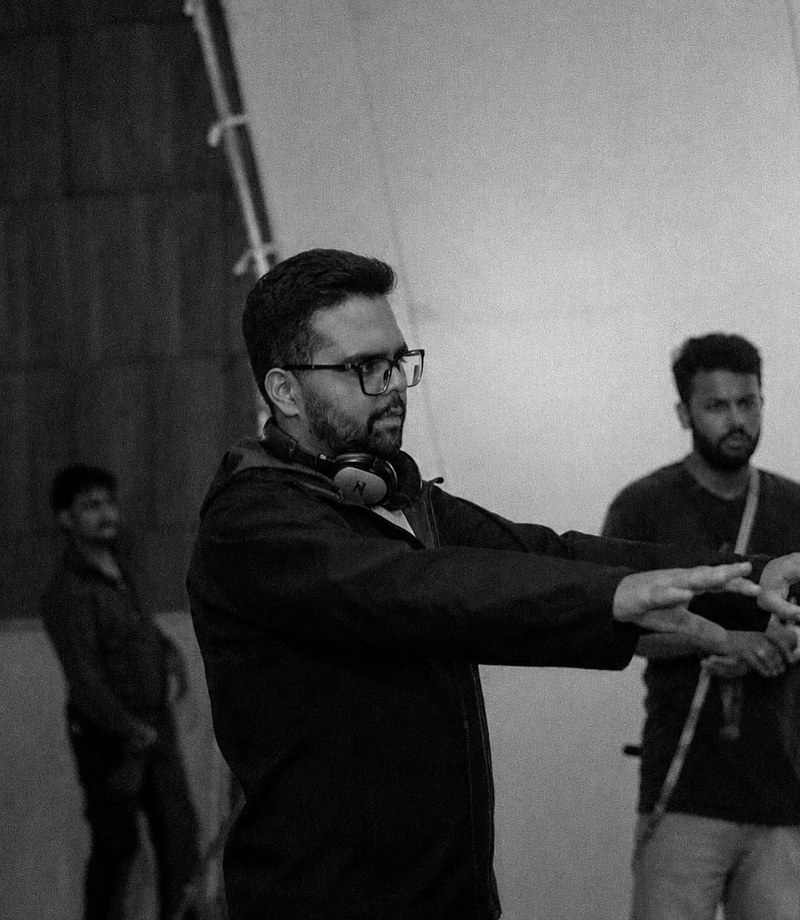 Syed Shadan on set